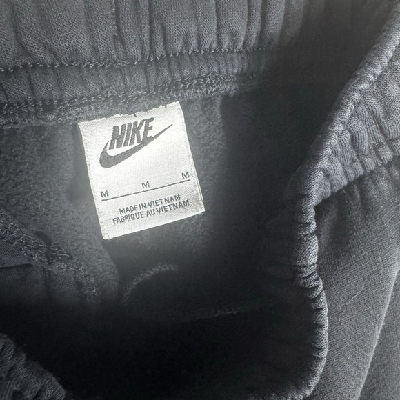 Nike Sportswear Sweatpants Mens Medium Black Club Fleece Joggers - Picture 4 of 5